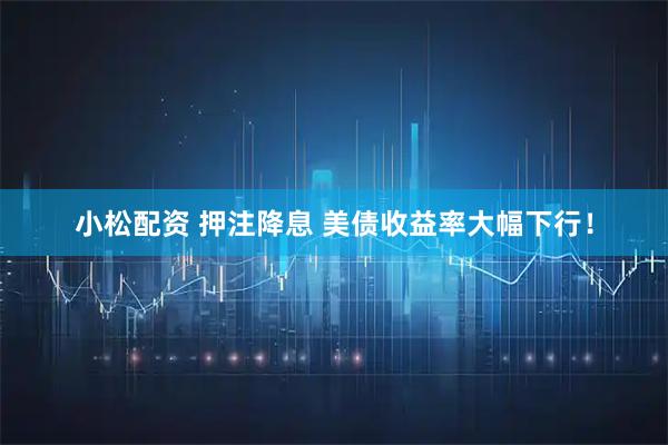 小松配资 押注降息 美债收益率大幅下行！